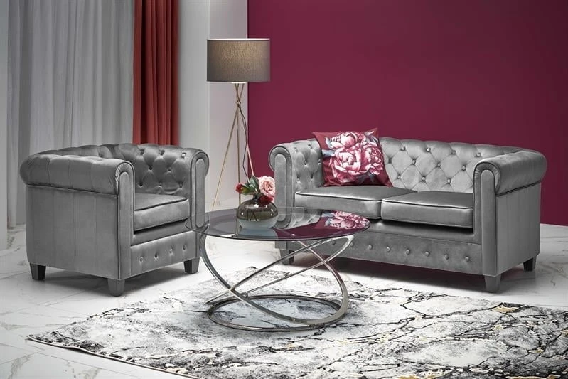Čalouněná pohovka Eriksen XL do obývacího pokoje šedá