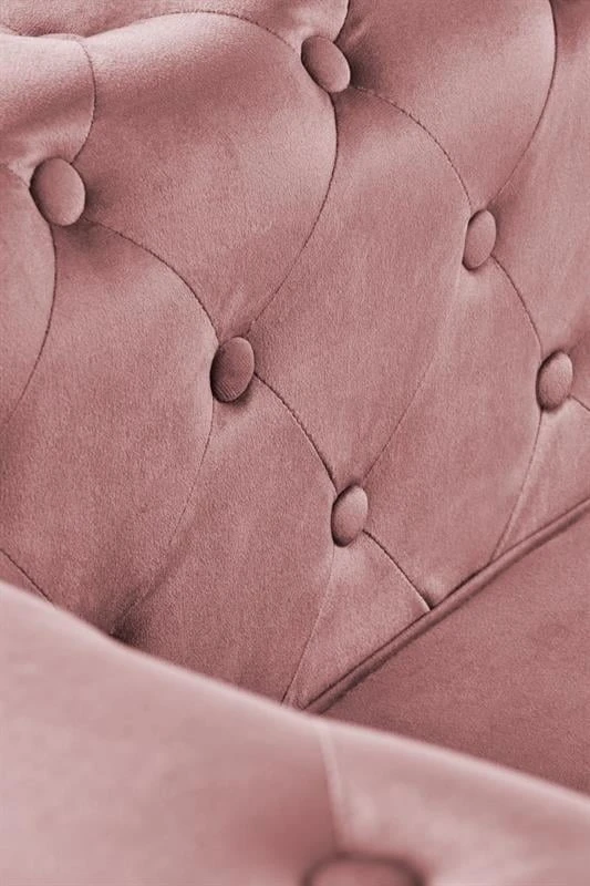 Čalouněné křeslo Eriksen do obývacího pokoje růžové