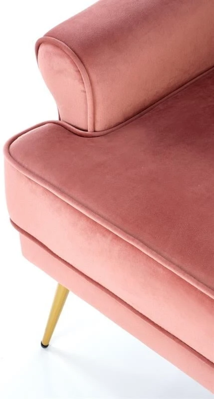 Wygodny fotel Santi różowy