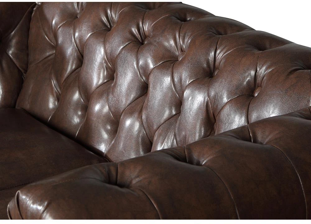 Sofa 2-osobowa Chesterfield Oxford z funkcją spania