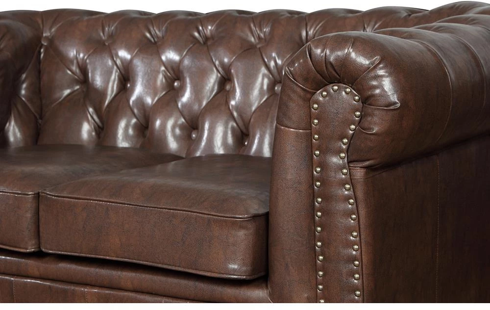 Sofa 2-osobowa Chesterfield Oxford z funkcją spania