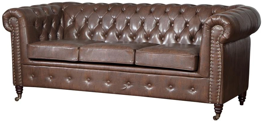 Sofa 3-osobowa Chesterfield Oxford z funkcją spania