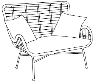 Sofa ogrodowa Ikaro