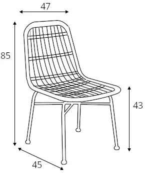 Zahradní židle K-401