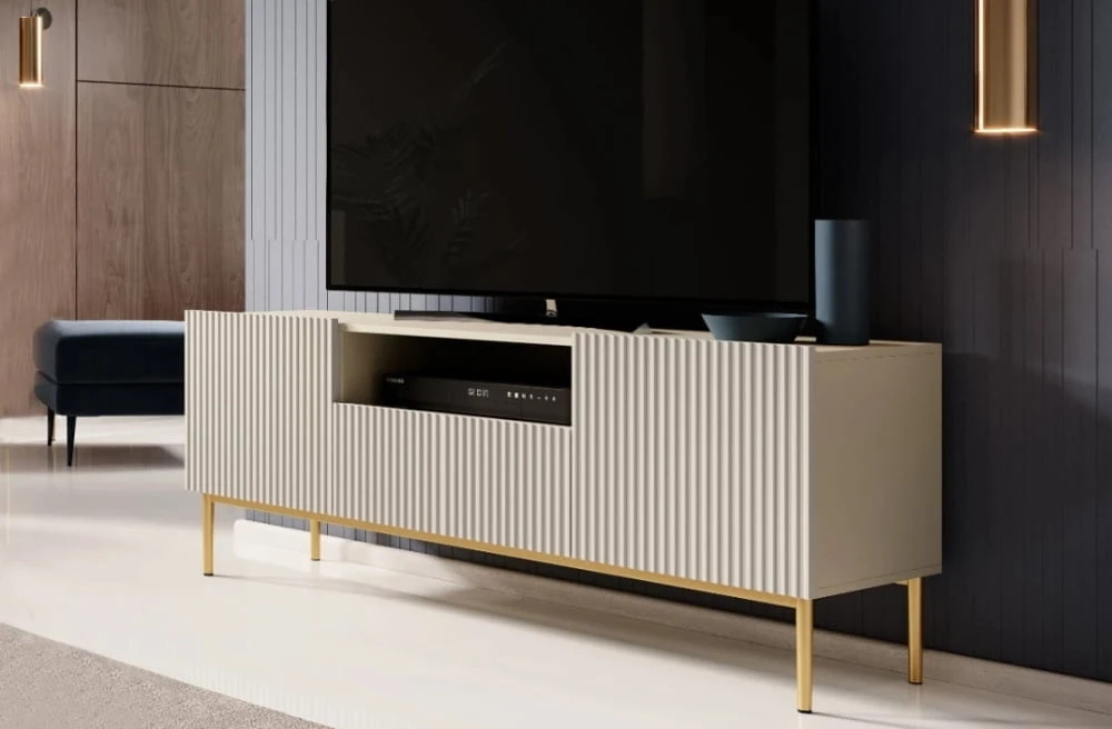 Elegantní TV stolek s výklenkem 150 cm do obývacího pokoje Noemi 