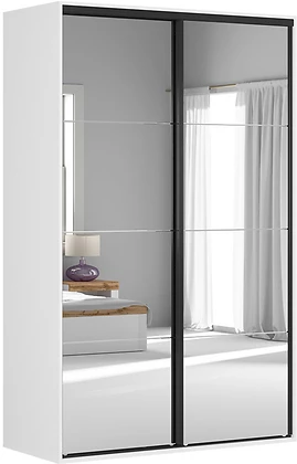 Moderní šatní skříň 150 se zrcadly do ložnice Flex