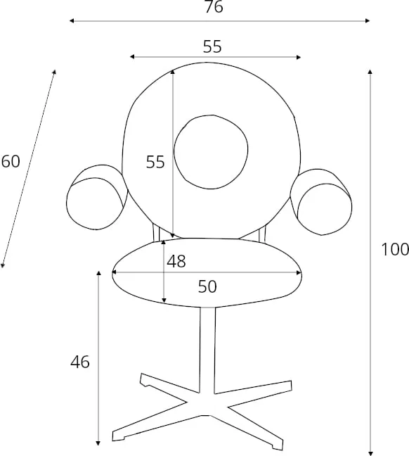 Fotel Monocle