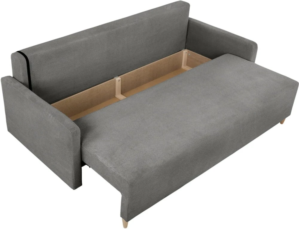 Sofa 3-osobowa Sigma z funkcją spania typu DL i pojemnikiem na pościel