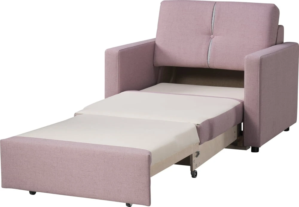 Sofa 1-osobowa Punto z funkcją spania typu wózek i pojemnikiem na pościel