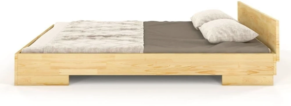 Dřevěná postel borovicová 140 do ložnice Spectrum long