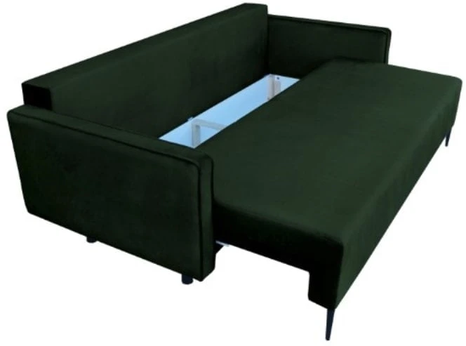 Sofa 3-osobowa Calmo z funkcją spania typu DL i pojemnikiem na pościel