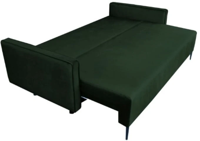 Elegantní 3-místná pohovka pro každodenní spaní s mechanismem rozkládání typu DL a úložným prostorem na lůžkoviny Calmo 
