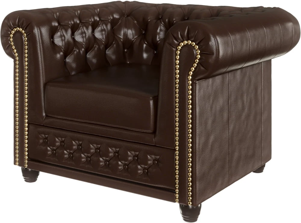 Zestaw Chesterfield York z sofą 3-osobową z funkcją spania, sofą 2-osobową oraz fotelem