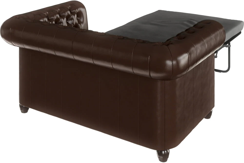 Zestaw Chesterfield York z sofą 3 osobową, sofą 2-osobową z funkcją spania oraz fotelem