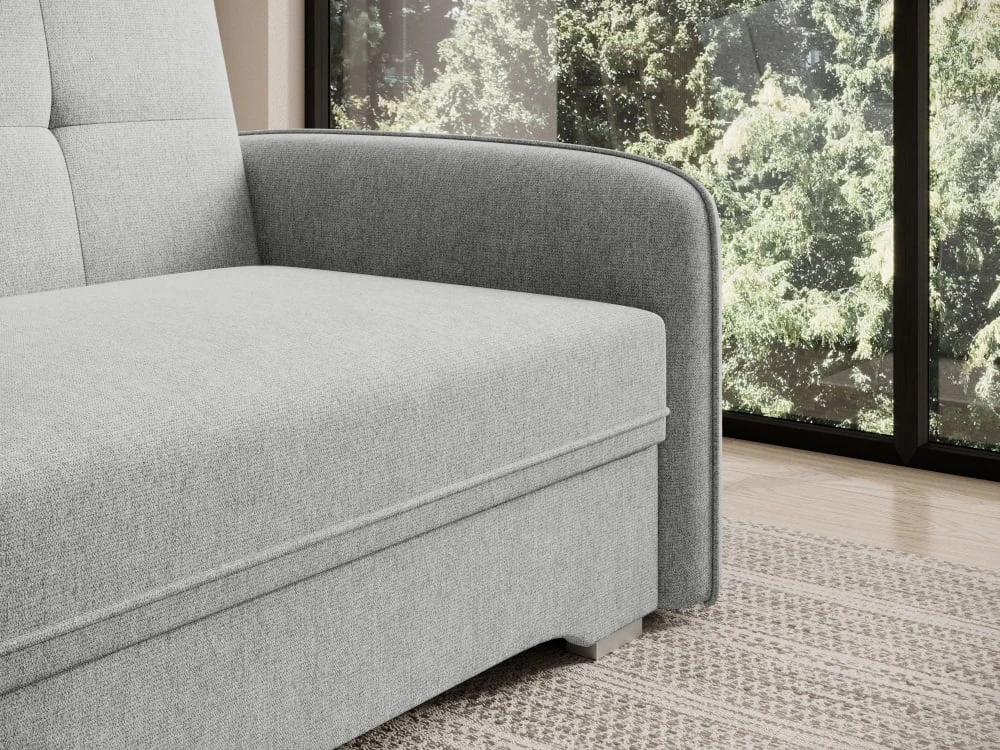 Sofa 1-osobowa Laine z funkcją spania typu DL i pojemnikiem na pościel