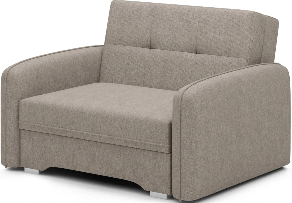 Sofa 1-osobowa Laine z funkcją spania typu DL i pojemnikiem na pościel