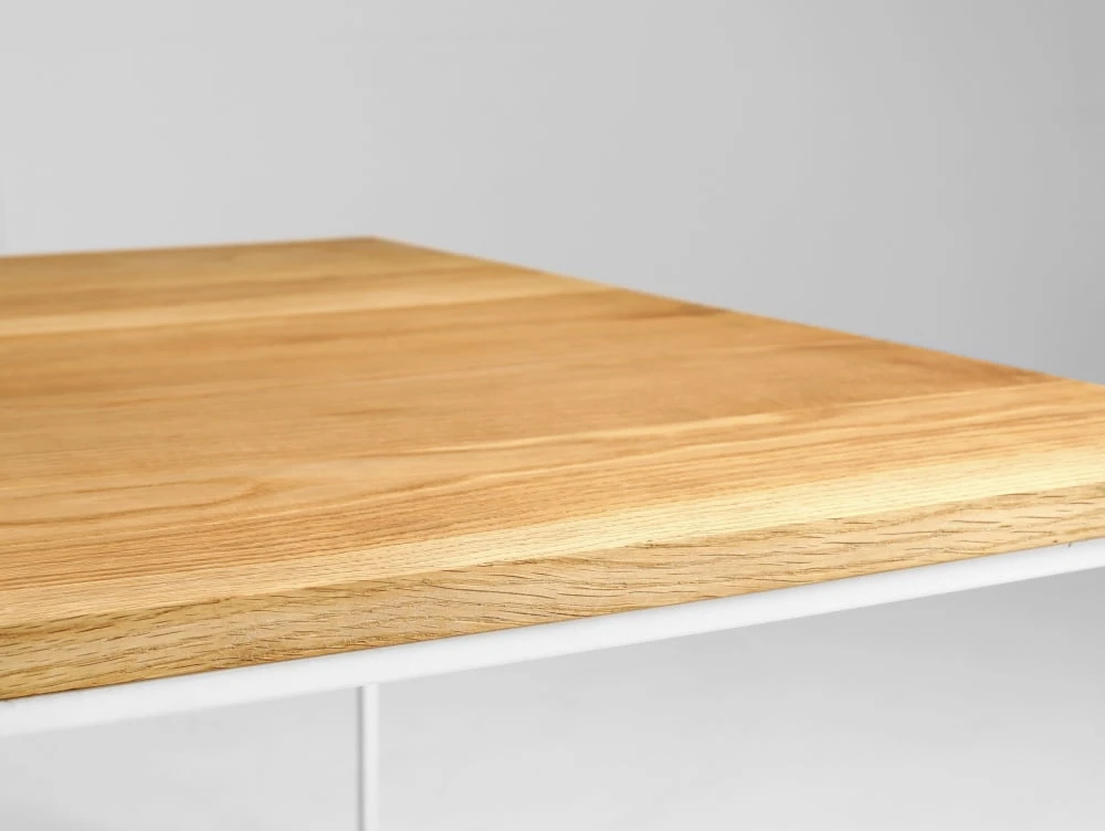 Konferenční stolek na kovových rámech do obývacího pokoje Tensio Solid Wood 140