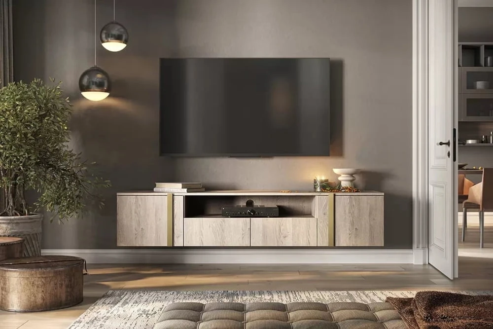 Závěsný TV stolek do obývacího pokoje Verio 200