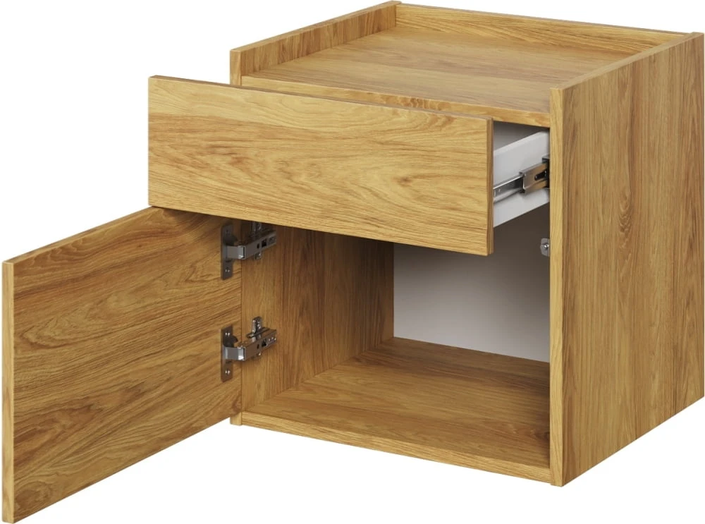 Funkcjonalna szafka nocna z szufladą i drzwiami do pokoju młodzieżowego Teen Flex