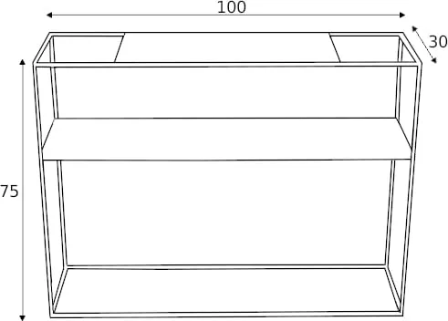 Konferenční stolek 100x30 Matrix