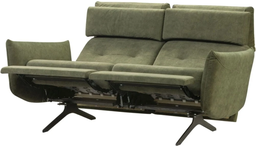 Sofa 2-osobowa Cirilo z manualną funkcją relaksu 