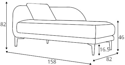 Szezlong lewy Jenny