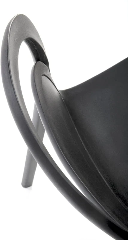 Černá židle K-490