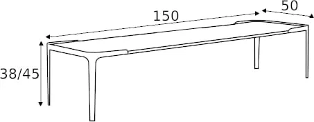 Stolik Space 150x50
