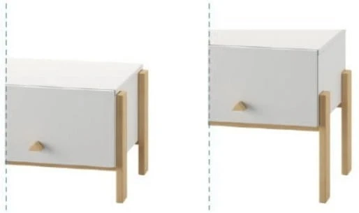 Pojemna szafa z półkami oraz drążkiem do pokoju dziecięcego Cube