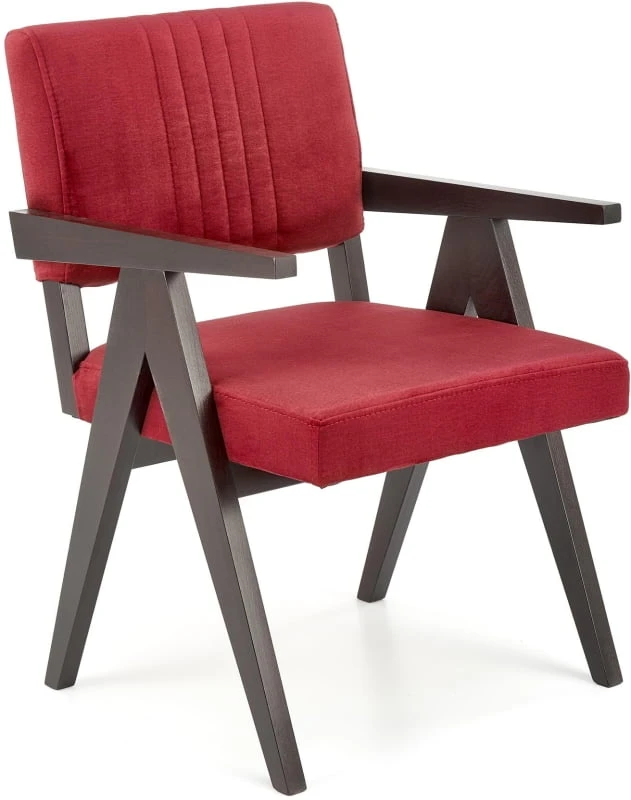 Čalouněná židle Memory, červená