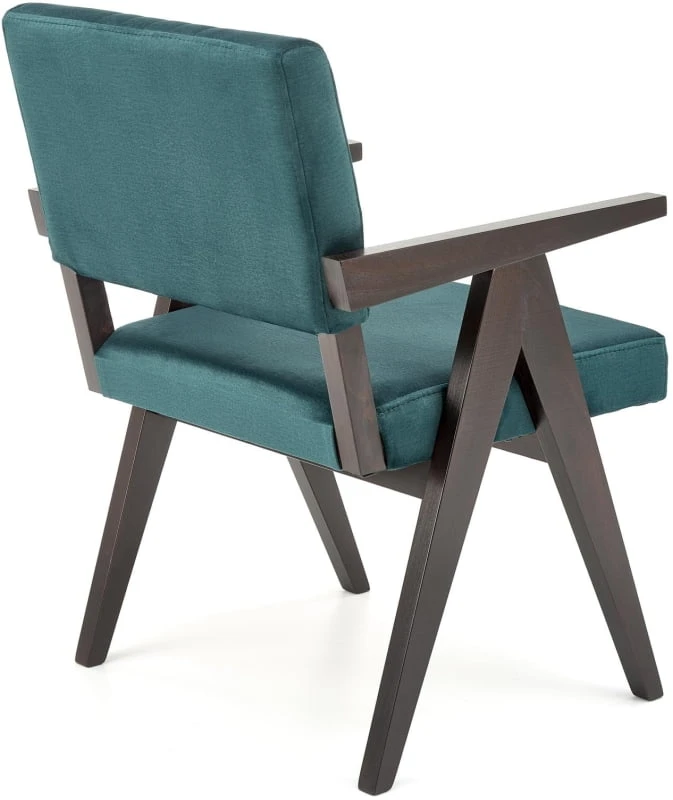 Tapicerowane krzesło Memory, wersja zielona
