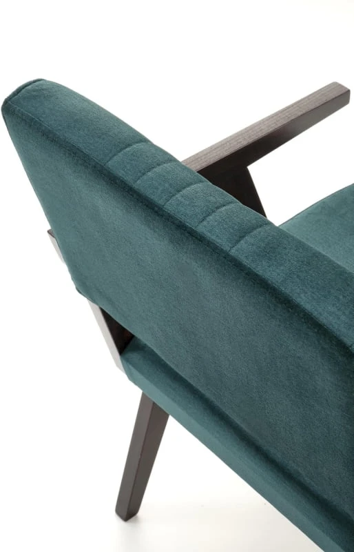 Tapicerowane krzesło Memory, wersja zielona