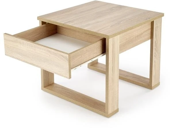 Konferenční stolek Nea čtverec do obývacího pokoje dub sonoma