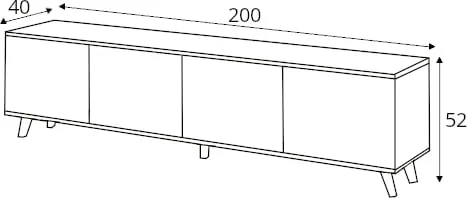 TV stolek 200 Random