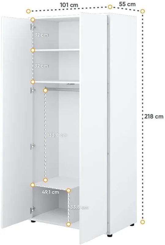 Šatní skříň Bed Concept