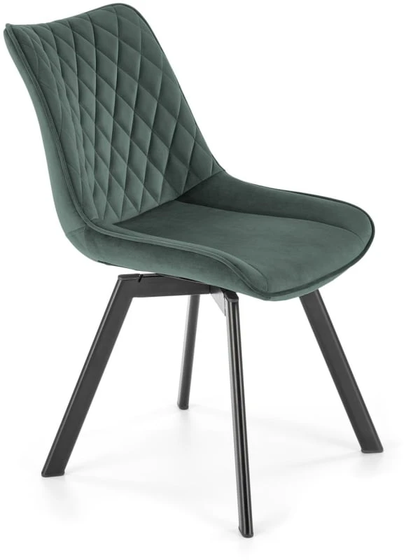 Židle tmavě zelená K-520