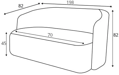 Sofa 3-osobowa Soft Laroc