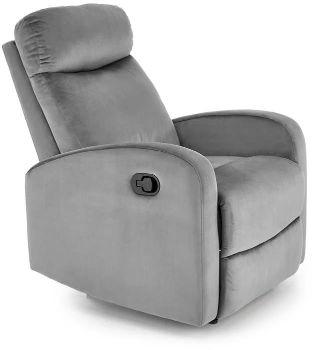 Rozkładany fotel Wonder z funkcją kołyski popielaty