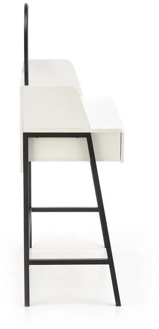 Stylový konzolový stolek Agnes černobílý