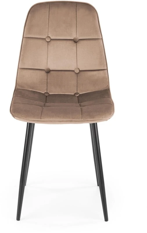 Krzesło K417 beżowy velvet