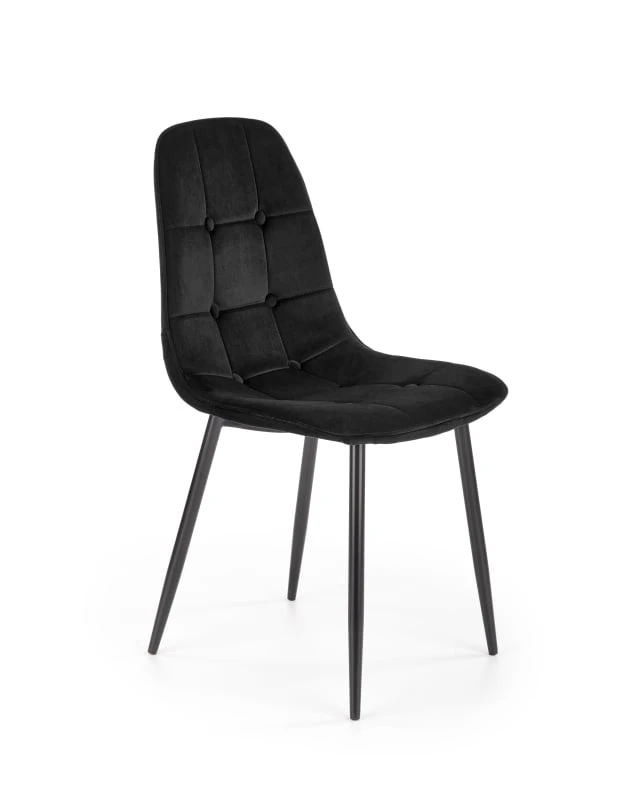 Krzesło K417 czarny velvet