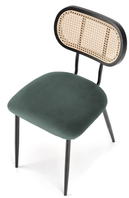 Tmavě zelená židle K-503