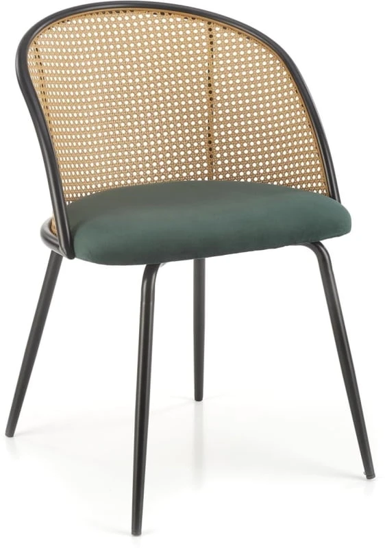 Tmavě zelená židle K-508