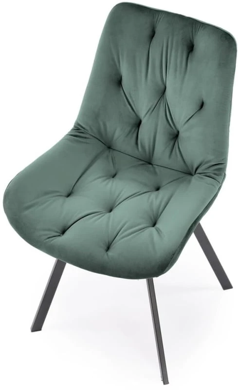 Tmavě zelená židle K-519