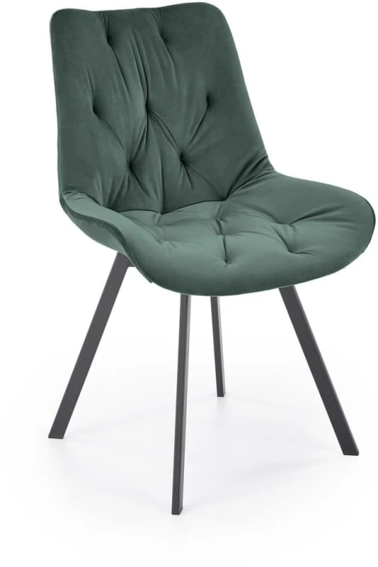 Tmavě zelená židle K-519