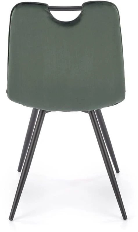 Krzesło K-521 do jadalni ciemny zielony
