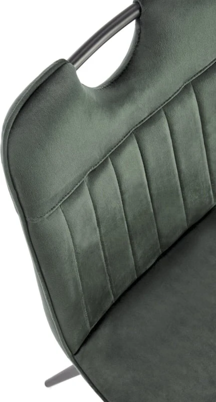 Jídelní židle K-521 tmavě zelená