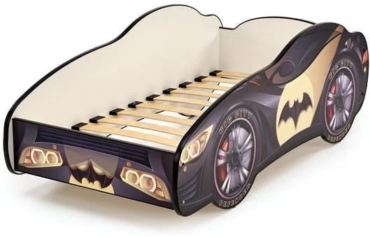 Dziecięce łóżko Batcar z motywem Batmana 