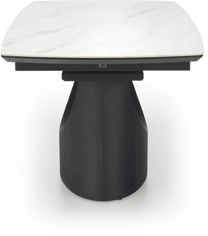 Rozkládací stůl Osman bílý mramor s černou