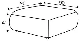 Pufa 90x90 cm GirO